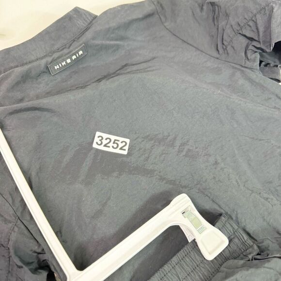 Nike Air Pant Set Boys Small 5 Two Piece Jogger Set Black Full Zip Swoosh - Picture 7 of 7